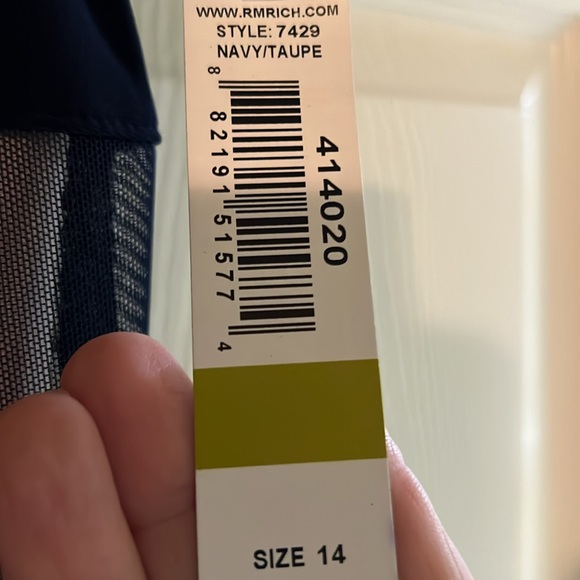 This is a NWT bought at Macy’s or Dillards…can’t remember!!! very dark navy - Picture 3 of 3